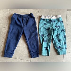 Kids Navy and Teal Animal Print Bottoms